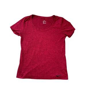 Nike Dri Fit short sleeve shirt,  size Medium, Red